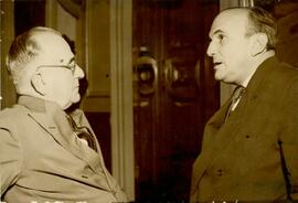 Getúlio Vargas e o deputado Barreto Pinto.