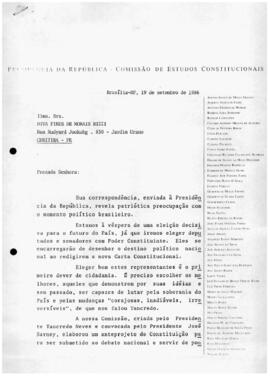 Resposta às sugestões e solicitações enviadas pela população em geral