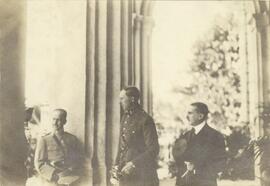 Rei Albert I e Arthur Bernardes, provavelmente no Palácio da Liberdade em Belo Horizonte, MG.
