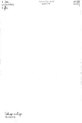 Documentos encaminhados pela população em geral