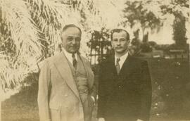 Getúlio Vargas ao lado de Geraldo Calmon.