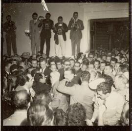 Velório de Getúlio Vargas no Salão Ministerial.