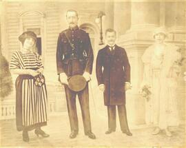 Epitácio Pessoa e sua esposa Mary Pessoa com os Reis da Bélgica