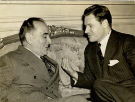 Getúlio Vargas e Nelson Rockfeller.