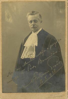 Epitácio Pessoa com dedicatória a Pires Brandão