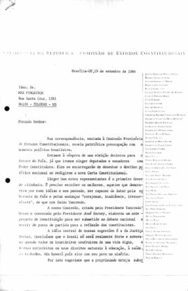 Resposta às sugestões e solicitações enviadas pela população em geral