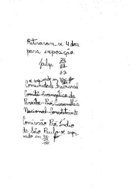 Entidades e Movimentos