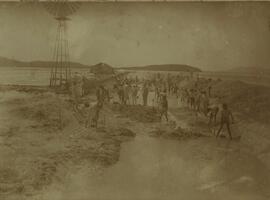 “Canal Mossoró. (Seção junto a Lagoa Maracanã, fim do canal)”.