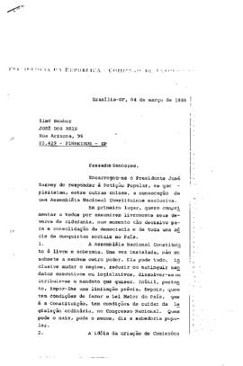 Resposta às sugestões e solicitações enviadas pela população em geral