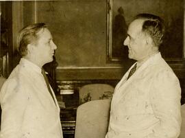Getúlio Vargas e Cândido Portinari.