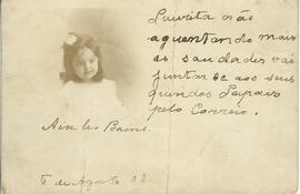 Laurita Pessoa em cartão postal