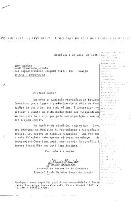 Resposta às sugestões e solicitações enviadas pela população em geral