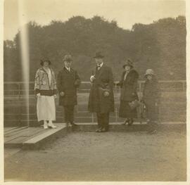Epitácio Pessoa e sua esposa Mary Pessoa com os Reis da Bélgica